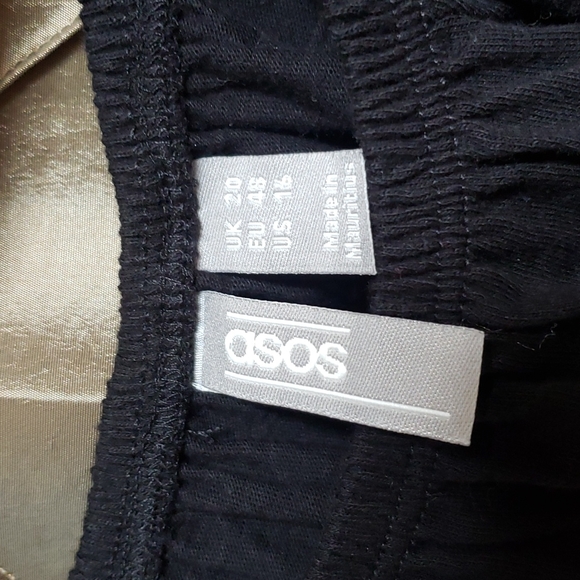 🦋4 for $20, or as marked. EUC-ASOS Empire Waist Ruffle Bottom Cotton Dress - Picture 4 of 6